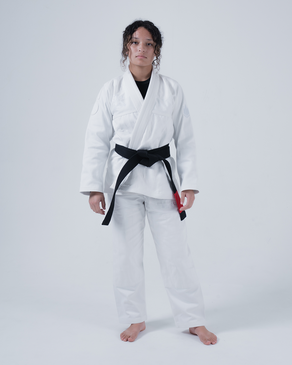 KINGZ BORN TO RULE FRAUEN JIU JITSU - SCHWARZ - GRÜN - WEISS KIMONO / GI