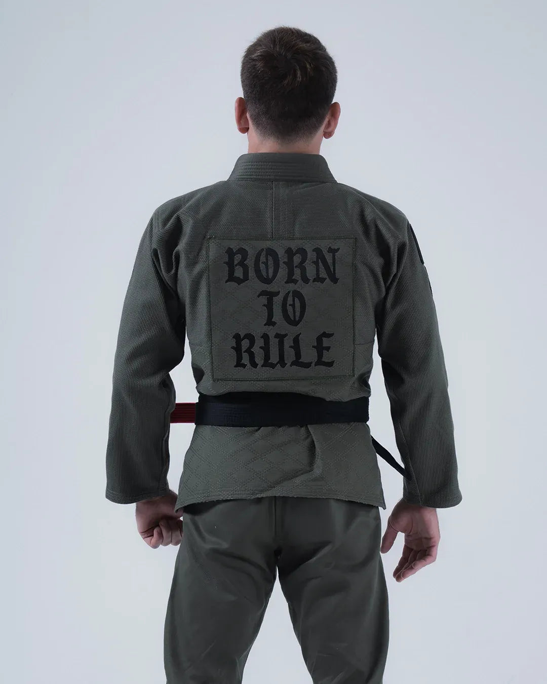 KINGZ BORN TO RULE JIU JITSU WEISSER - SCHWARZER - GRÜNER KIMONO / GI
