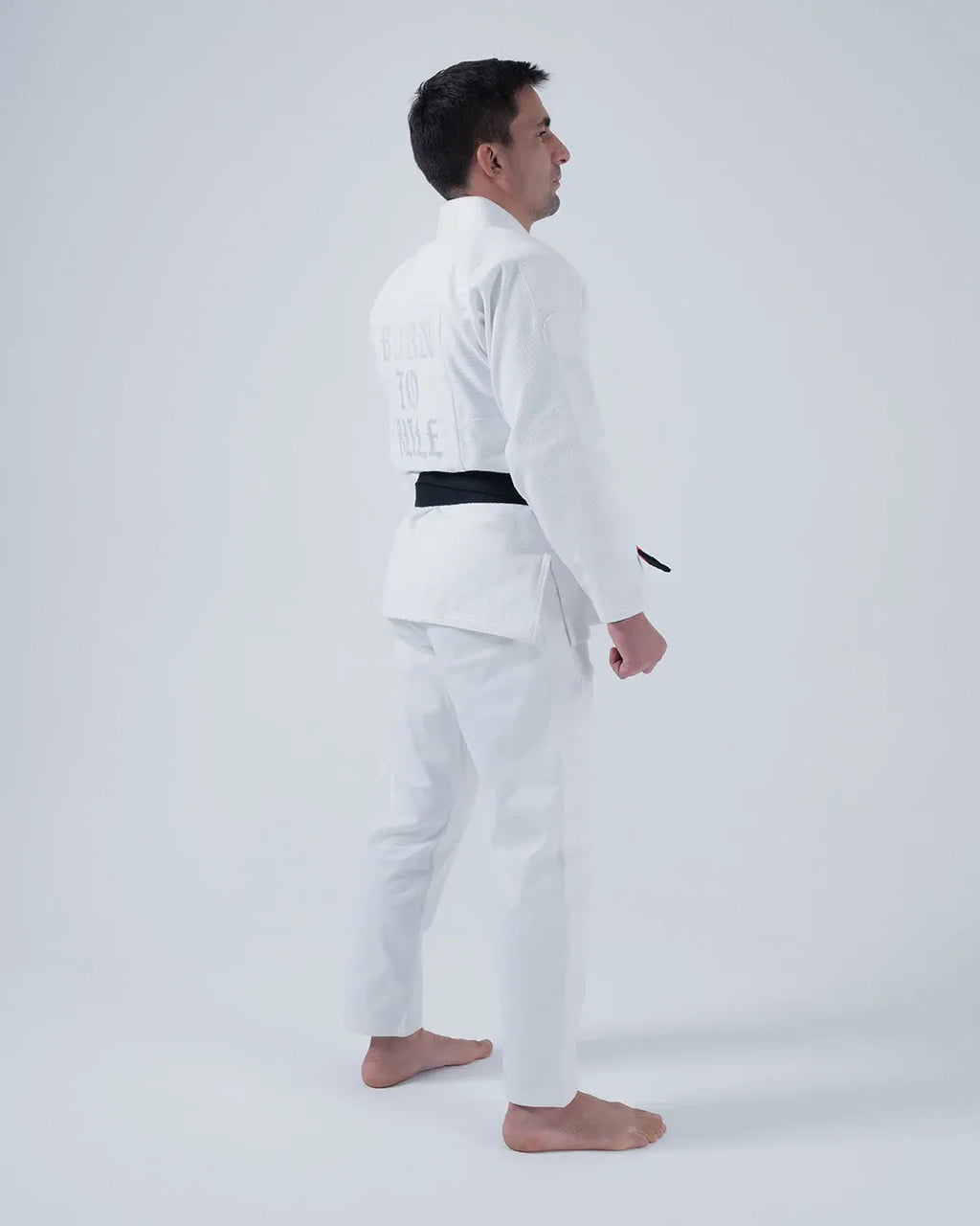 KINGZ BORN TO RULE JIU JITSU WEISSER - SCHWARZER - GRÜNER KIMONO / GI