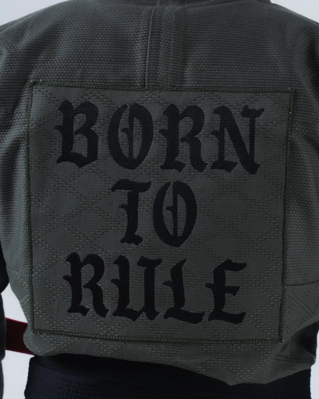 KINGZ BORN TO RULE JIU JITSU WEISSER - SCHWARZER - GRÜNER KIMONO / GI