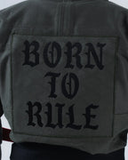 KINGZ BORN TO RULE JIU JITSU WEISSER - SCHWARZER - GRÜNER KIMONO / GI