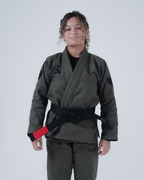 KINGZ BORN TO RULE FRAUEN JIU JITSU - SCHWARZ - GRÜN - WEISS KIMONO / GI