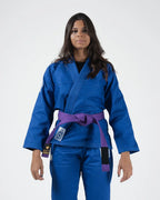 KINGZ CLASSIC 3.0 DAMEN JIU JITSU- SCHWARZ - BLAU - WEISS KIMONO / GI