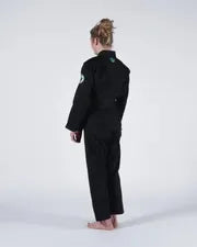 KINGZ CLASSIC 3.0 DAMEN JIU JITSU- SCHWARZ - BLAU - WEISS KIMONO / GI