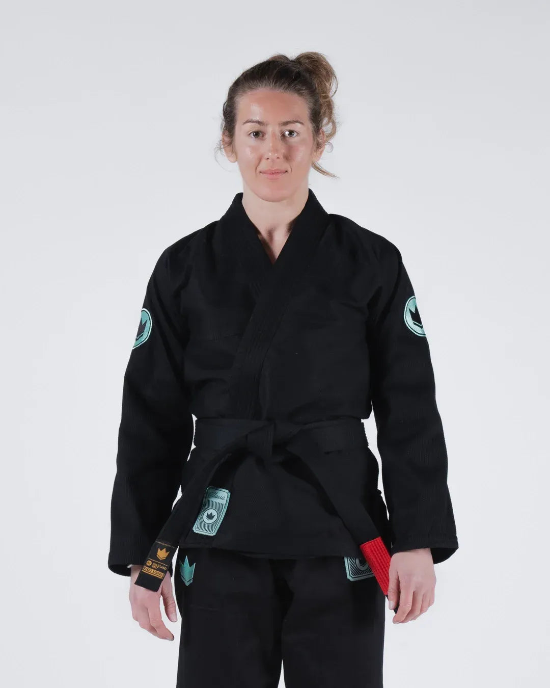 KINGZ CLASSIC 3.0 DAMEN JIU JITSU- SCHWARZ - BLAU - WEISS KIMONO / GI