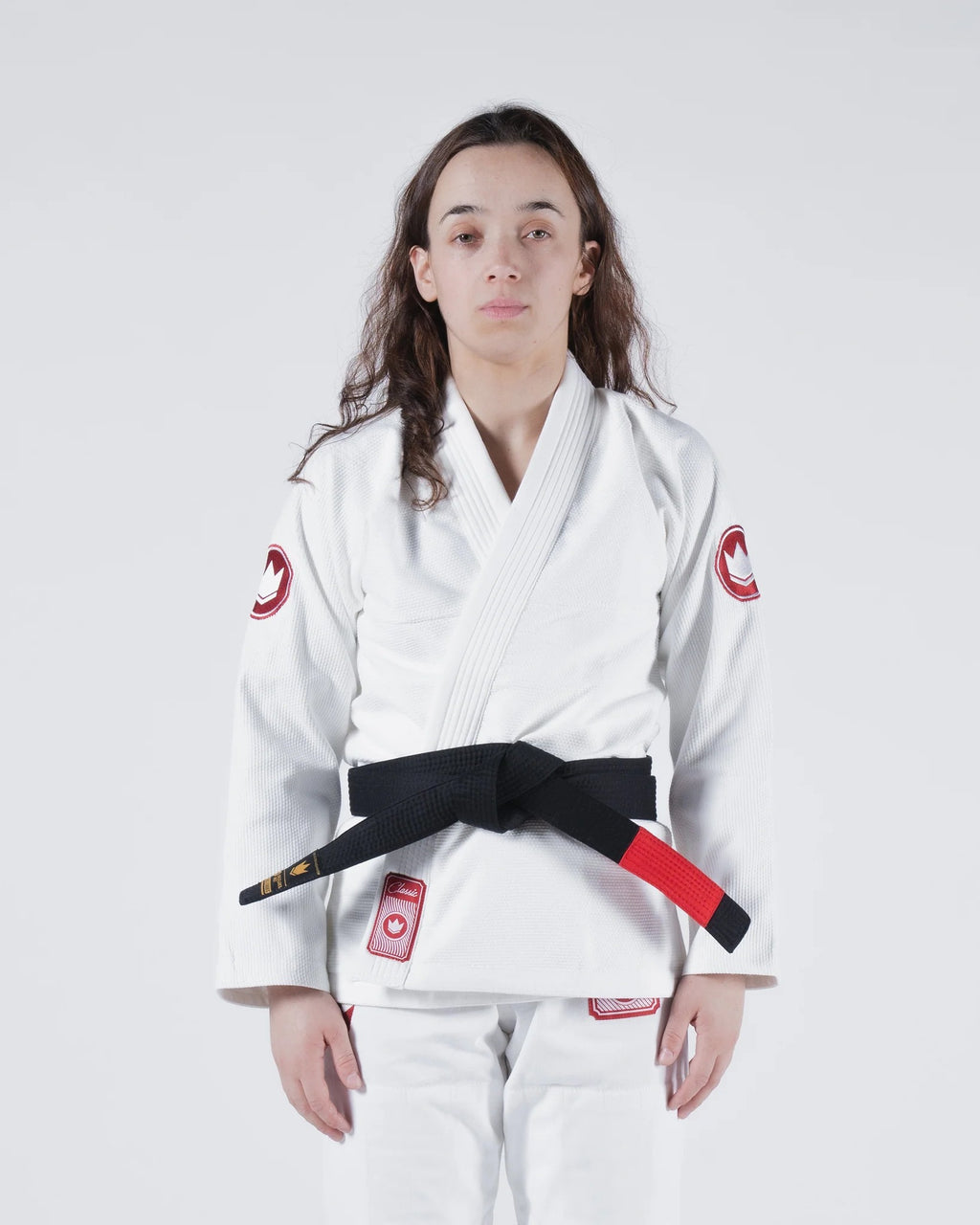 KINGZ CLASSIC 3.0 DAMEN JIU JITSU- SCHWARZ - BLAU - WEISS KIMONO / GI