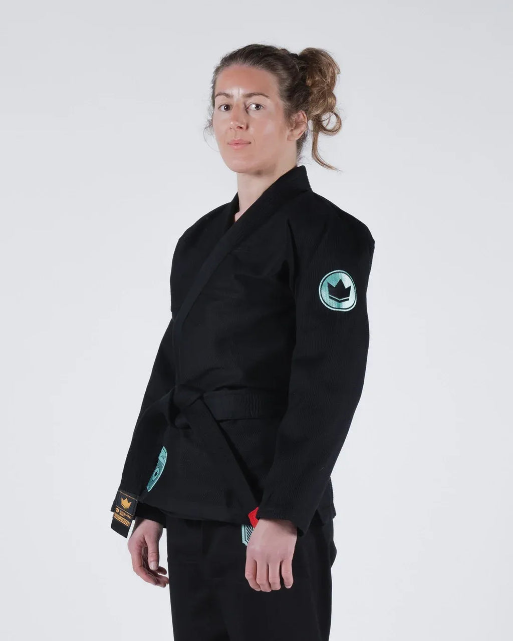 KINGZ CLASSIC 3.0 DAMEN JIU JITSU- SCHWARZ - BLAU - WEISS KIMONO / GI