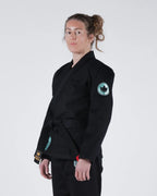 KINGZ CLASSIC 3.0 DAMEN JIU JITSU- SCHWARZ - BLAU - WEISS KIMONO / GI