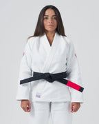 KINGZ EMPOWERED WOMEN'S JIU JITSU - SCHWARZ - WEISSER KIMONO / GI