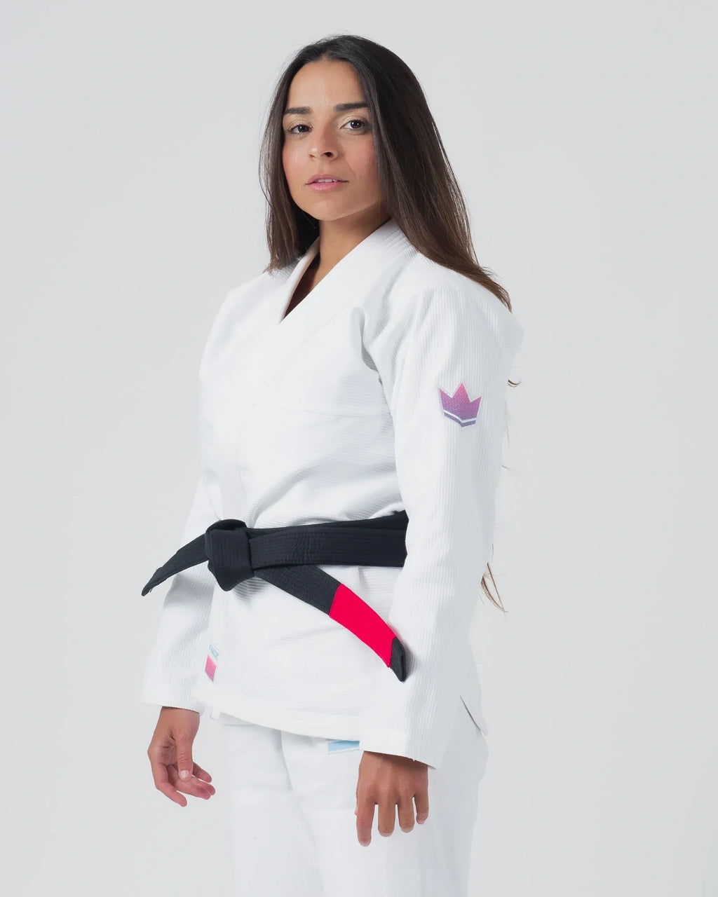 KINGZ EMPOWERED WOMEN'S JIU JITSU - SCHWARZ - WEISSER KIMONO / GI