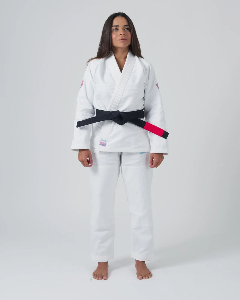 KINGZ EMPOWERED WOMEN'S JIU JITSU - SCHWARZ - WEISSER KIMONO / GI