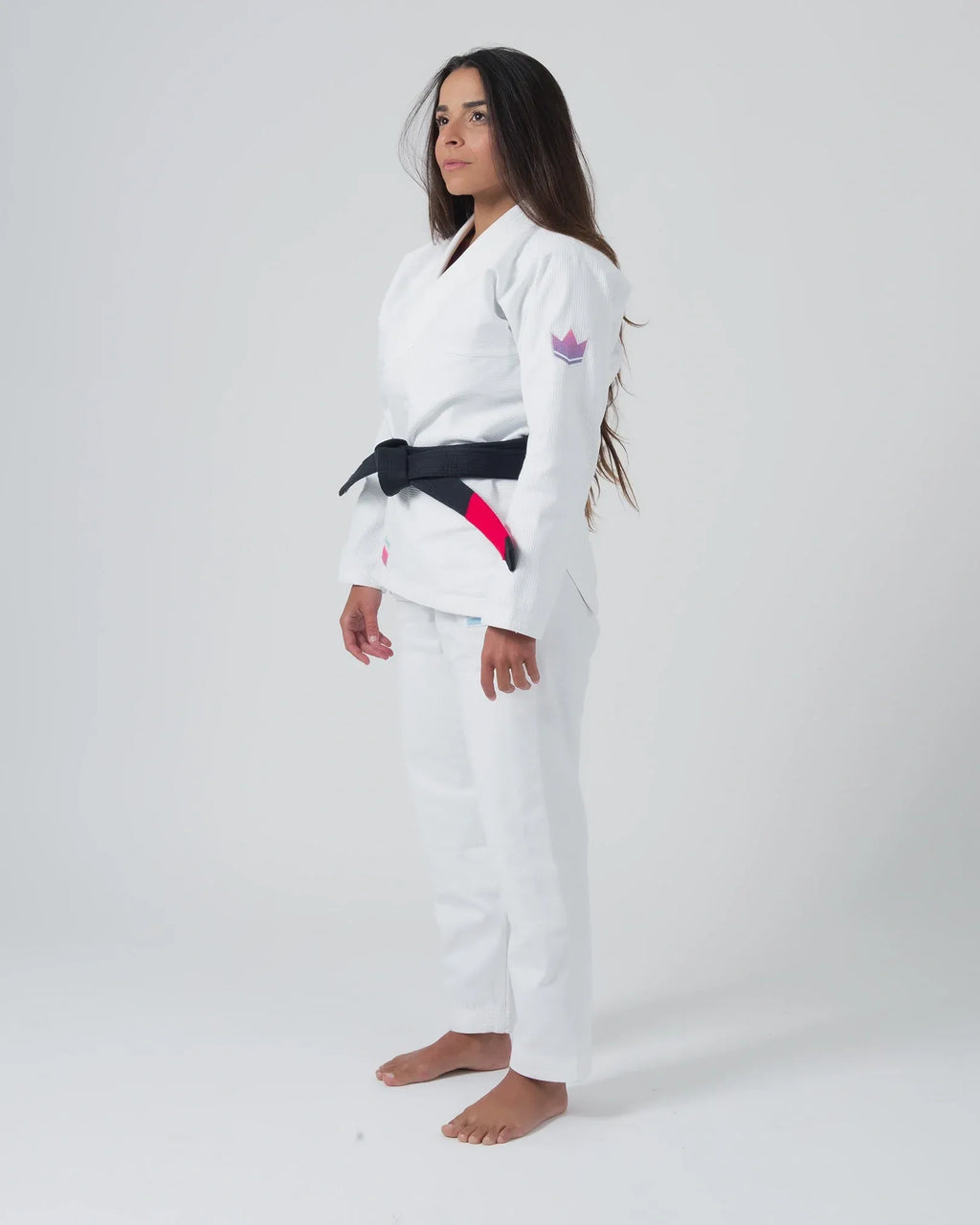 KINGZ EMPOWERED WOMEN'S JIU JITSU - SCHWARZ - WEISSER KIMONO / GI