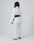KINGZ EMPOWERED WOMEN'S JIU JITSU - SCHWARZ - WEISSER KIMONO / GI