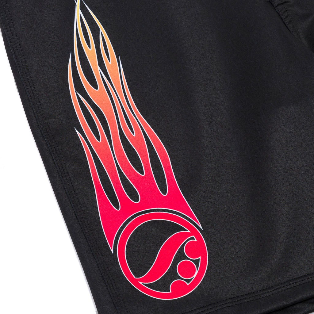 SHOYOROLL FLAMES FITTED SHORTS