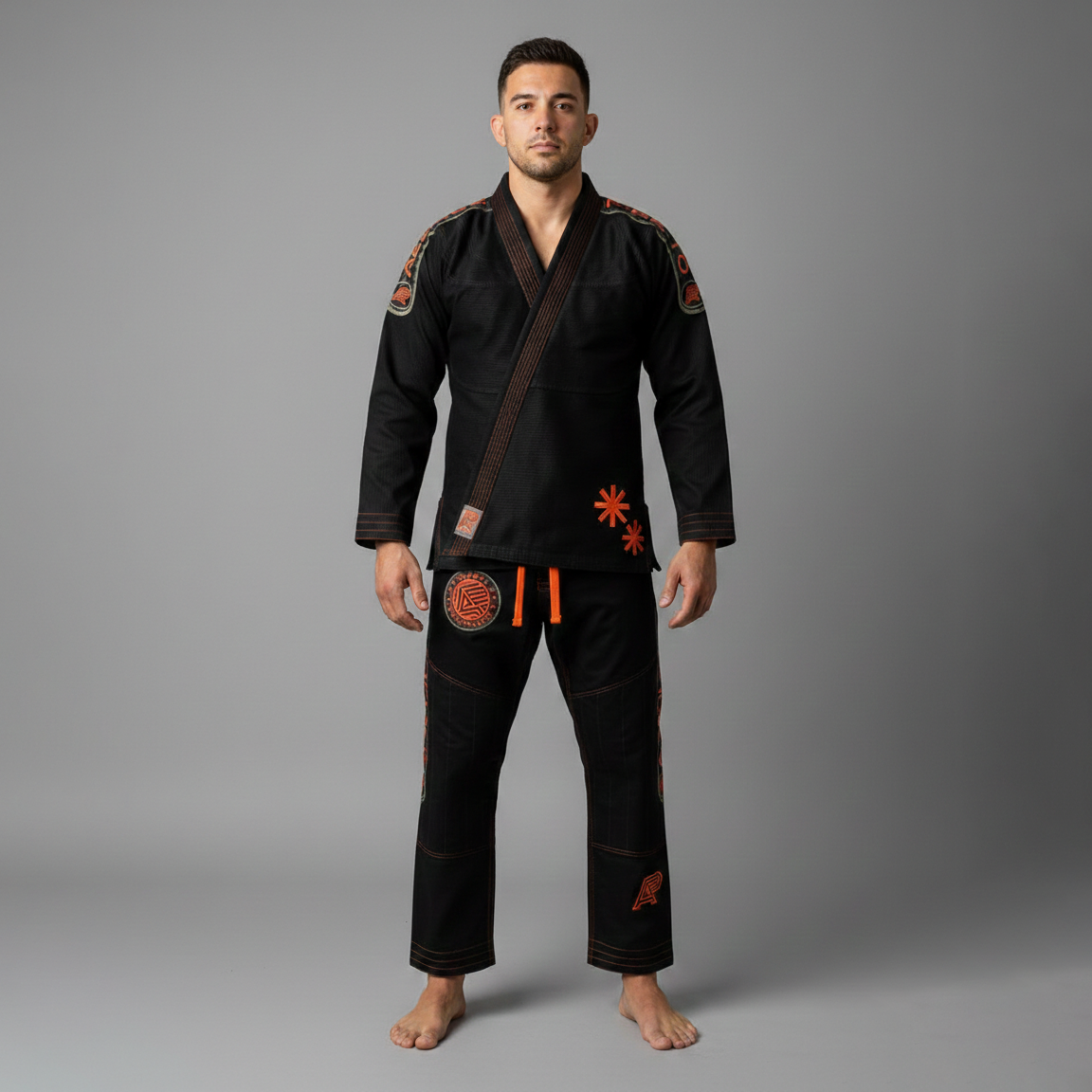 ALBINO & PRETO RSCOMP OO GI SCHWARZER KIMONO / GI