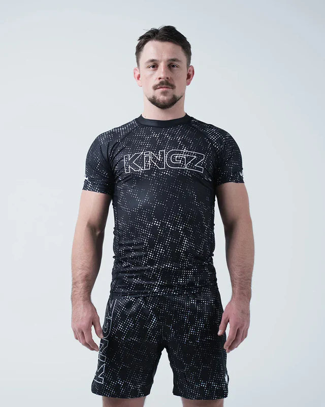 KINGZ ACID WASH RASHGUARD