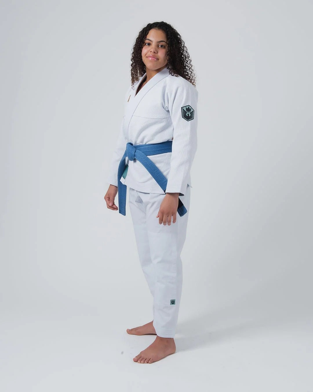 KINGZ BALISTICO 4.0 FRAUEN JIU JITSU - SCHWARZ - BLAU - WEISS KIMONO / GI