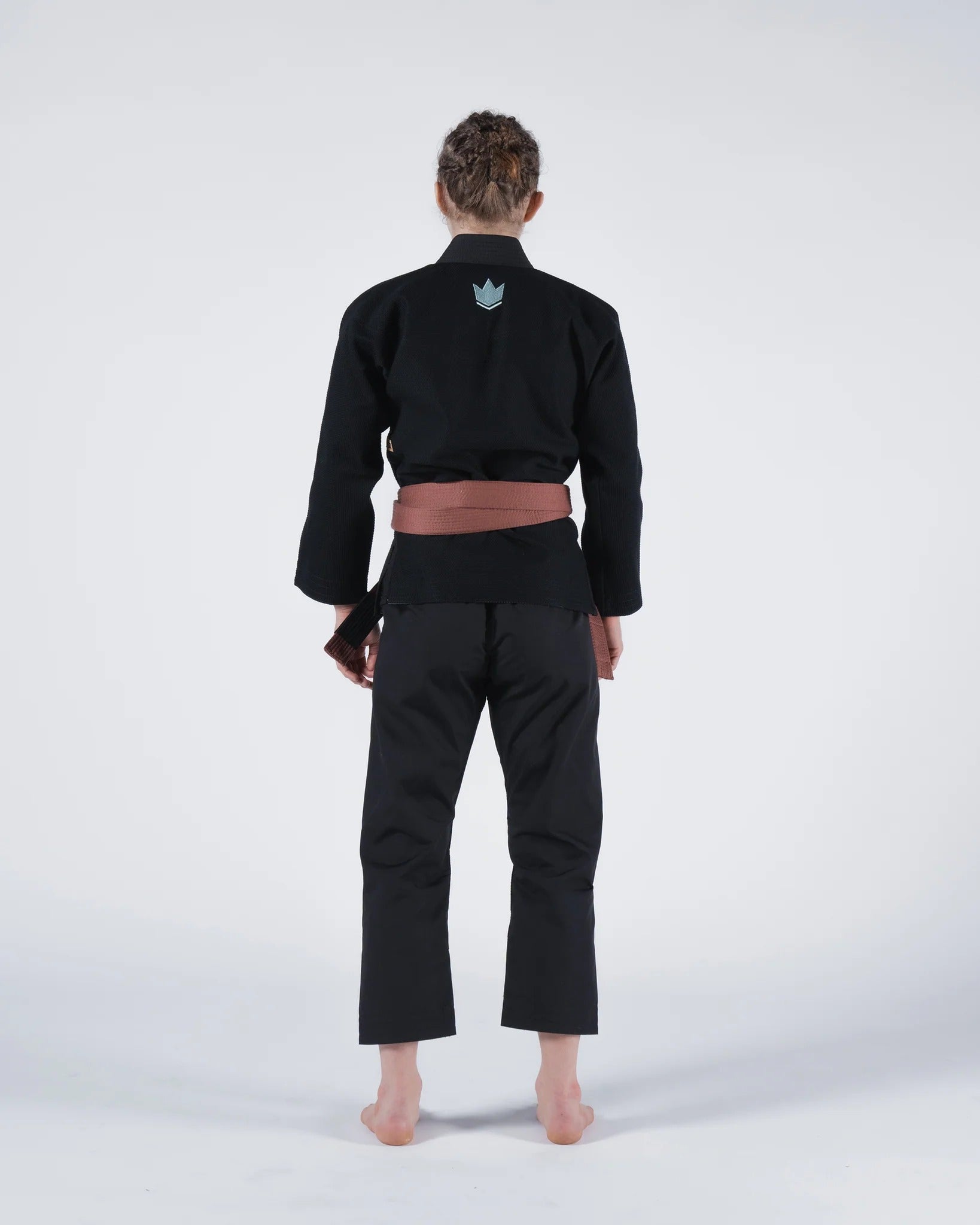 KINGZ BALISTICO 4.0 JIU JITSU FEMENINO - KIMONO / GI NEGRO - AZUL - BLANCO