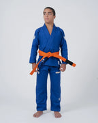 KINGZ THE ONE V2 INFANTIL BJJ - KIMONO/GI NEGRO - AZUL - BLANCO