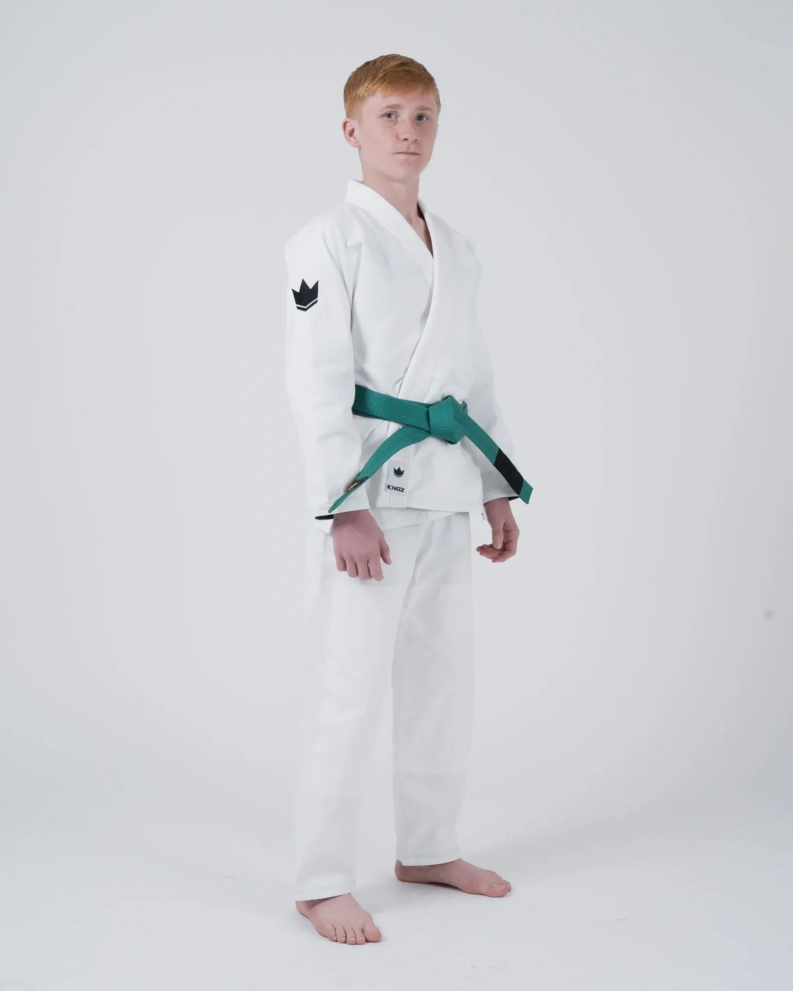 KINGZ THE ONE V2 KIDS BJJ - SCHWARZ - BLAU - WEISS KIMONO / GI