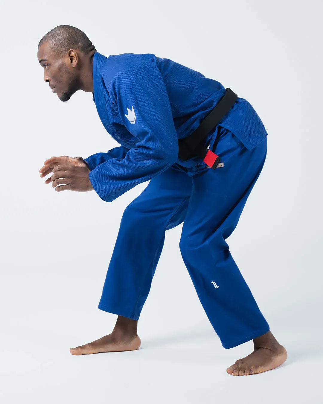 KINGZ THE ONE V2 JIU JITSU - SCHWARZ - BLAU - WEISS KIMONO / GI