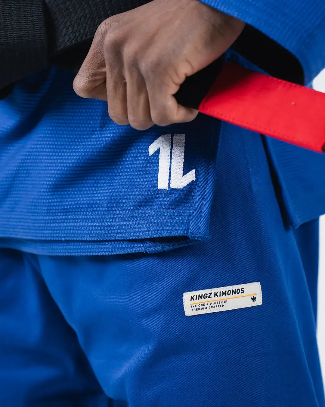 KINGZ THE ONE V2 JIU JITSU - SCHWARZ - BLAU - WEISS KIMONO / GI