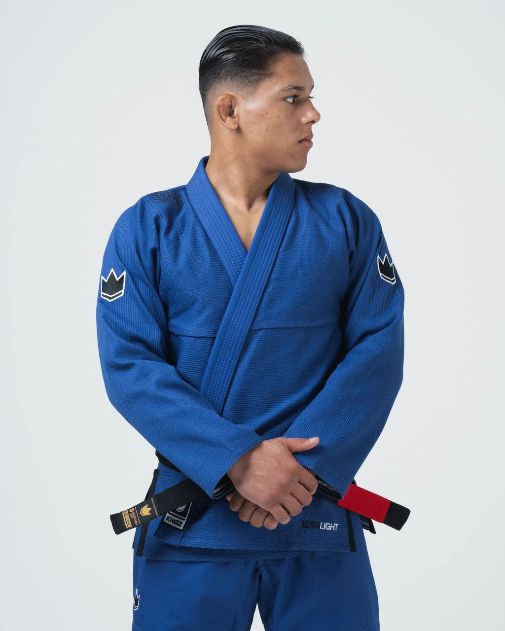 KINGZ ULTRALIGHT 2.0 JIU JITSU - KIMONO / GI NEGRO - AZUL - BLANCO