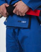 KINGZ ULTRALIGHT 2.0 JIU JITSU - KIMONO / GI NEGRO - AZUL - BLANCO