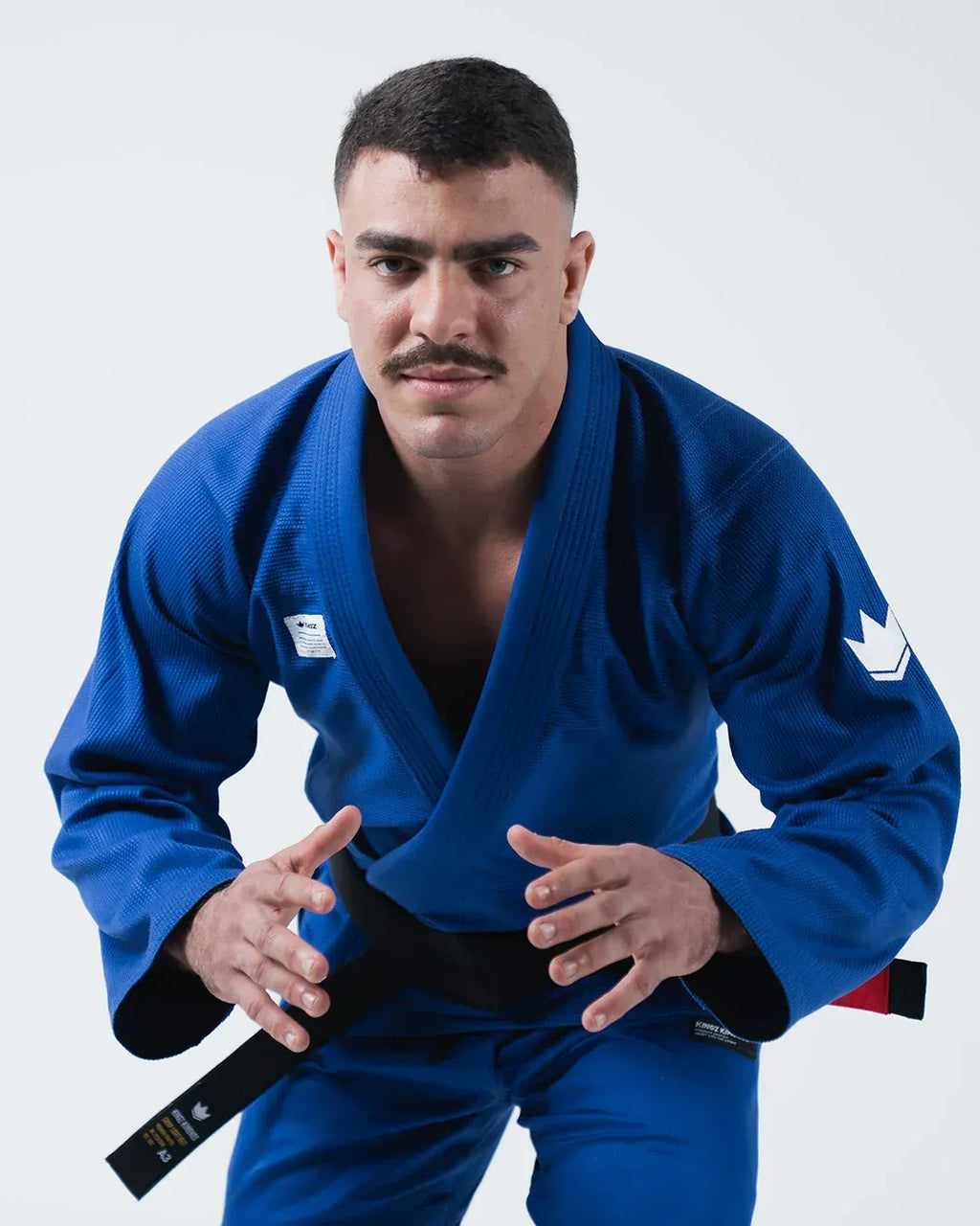 KINGZ KORE V2 JIU JITSU - KIMONO / GI NEGRO - AZUL - BLANCO