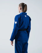 KINGZ KORE V2 DAMEN JIU JITSU - SCHWARZ - BLAU - WEISS KIMONO / GI