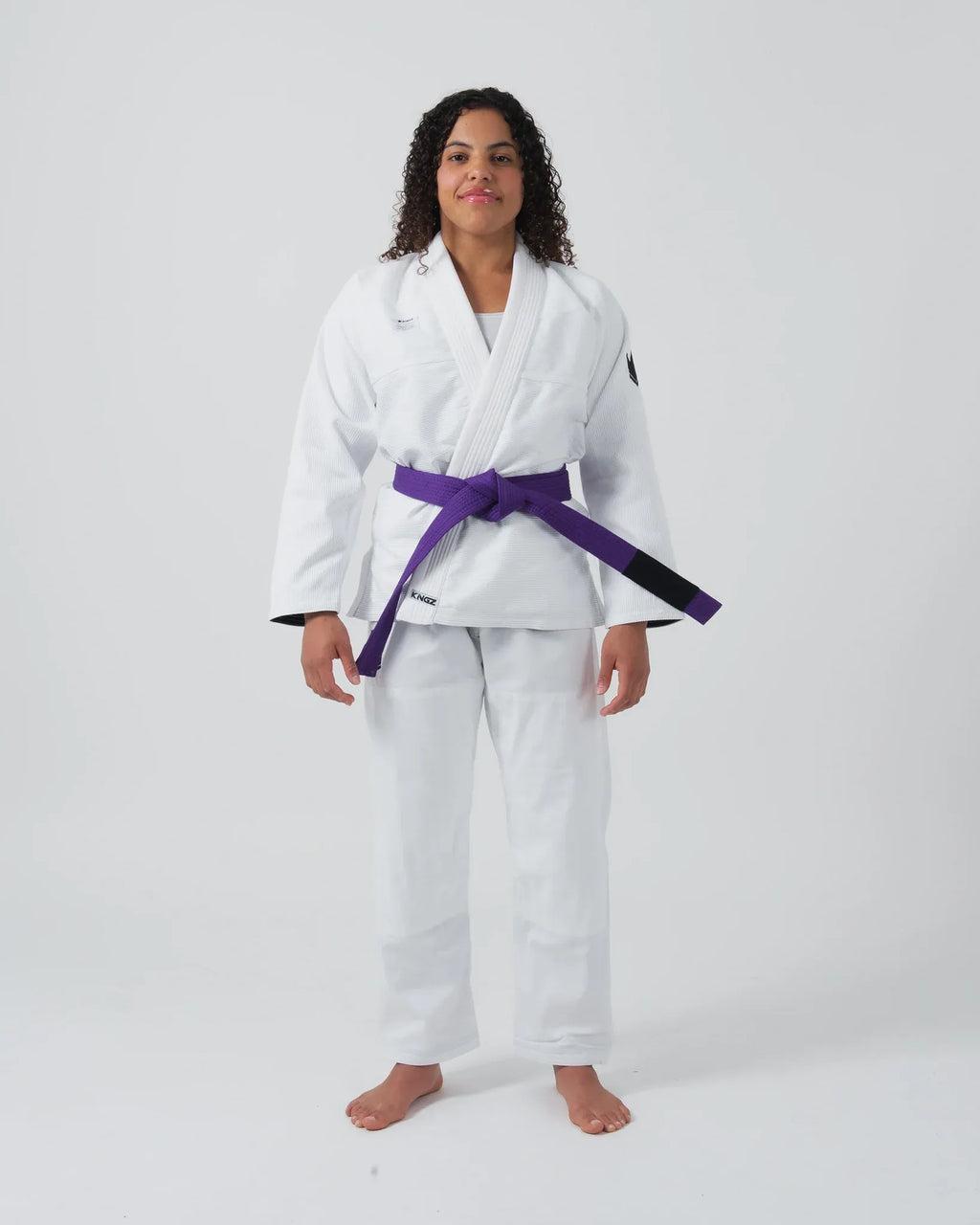 KINGZ KORE V2 DAMEN JIU JITSU - SCHWARZ - BLAU - WEISS KIMONO / GI