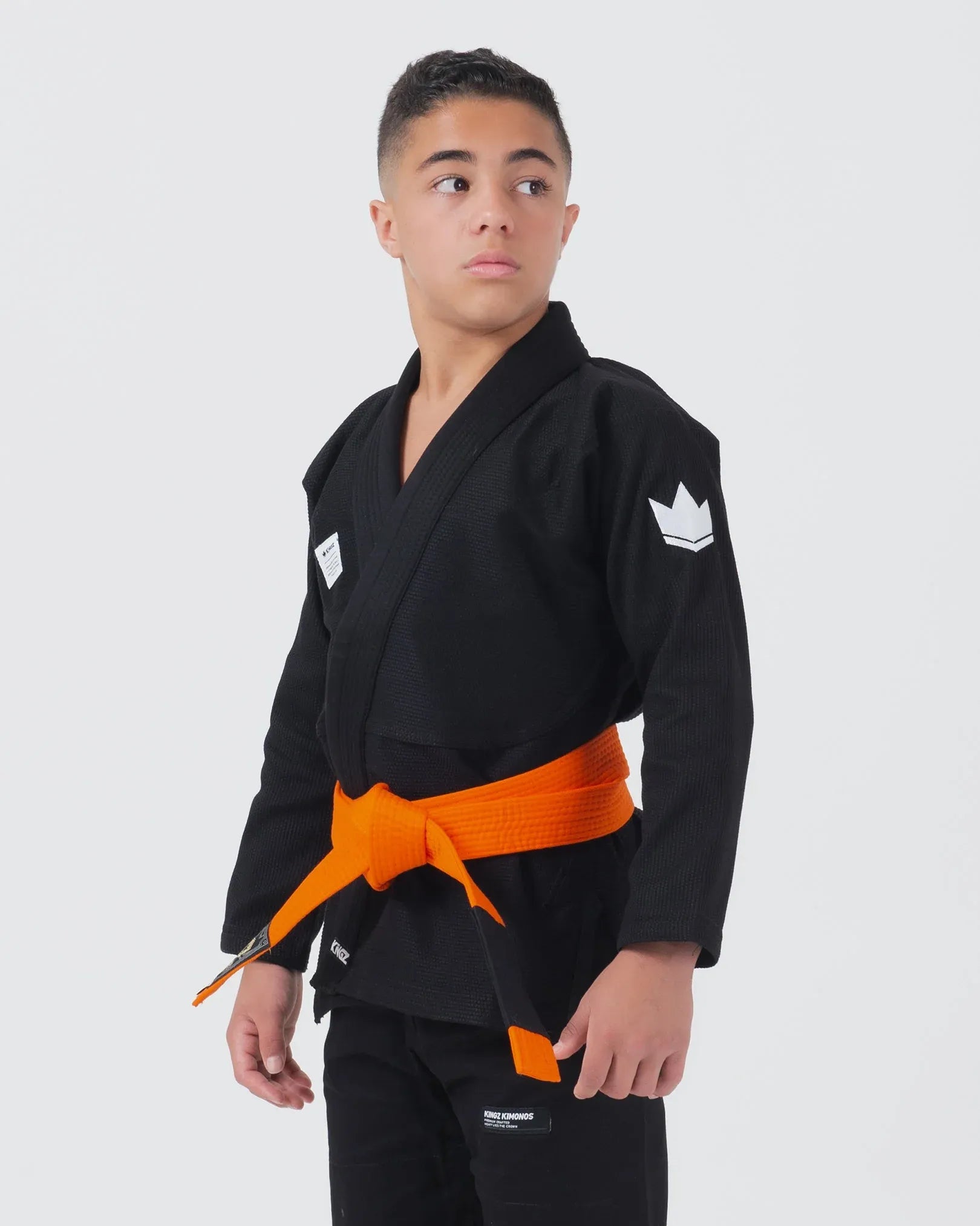 KINGZ KORE V2 JUGEND JIU JITSU- SCHWARZ - BLAU - WEISS KIMONO / GI