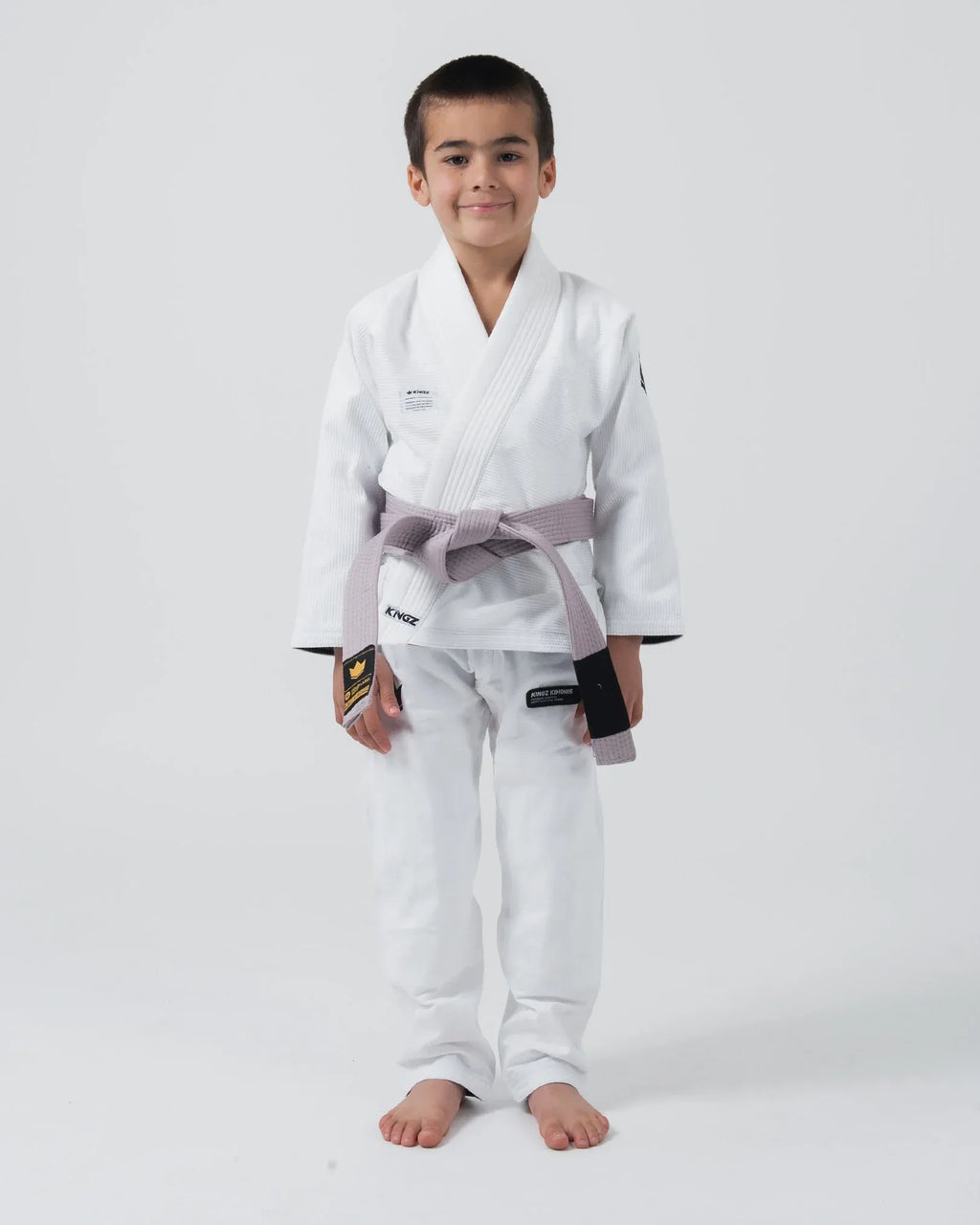 KIMONO / GI DE JIU JITSU JUVENIL KINGZ KORE V2 - NEGRO - AZUL - BLANCO