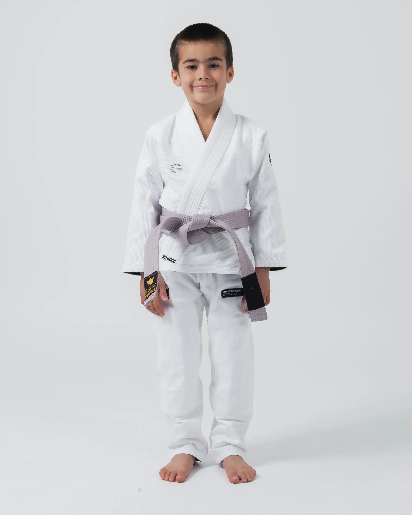 KIMONO / GI DE JIU JITSU JUVENIL KINGZ KORE V2 - NEGRO - AZUL - BLANCO