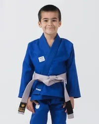 KIMONO / GI DE JIU JITSU JUVENIL KINGZ KORE V2 - NEGRO - AZUL - BLANCO