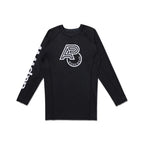 ALBINO & PRET LS RANKED BLACK RASHGUARD