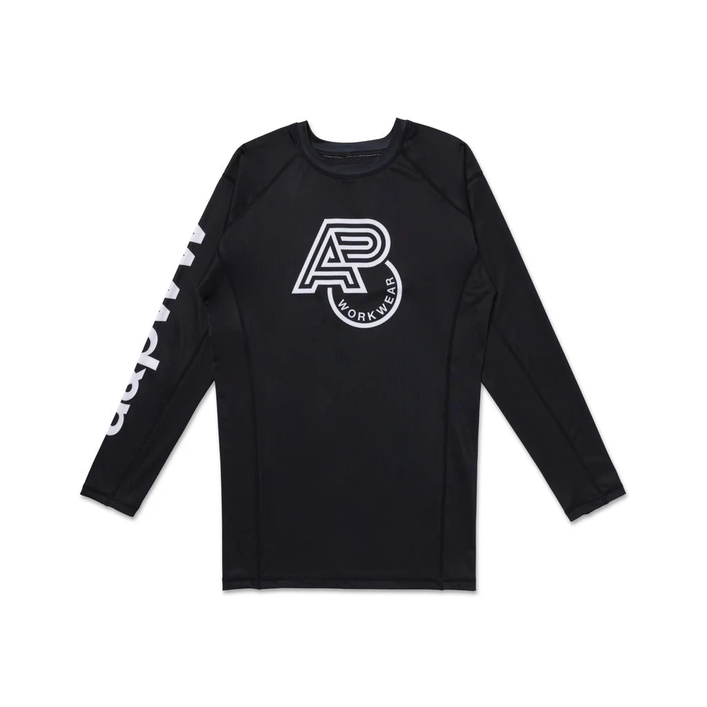 ALBINO & PRET LS RANKED BLACK RASHGUARD