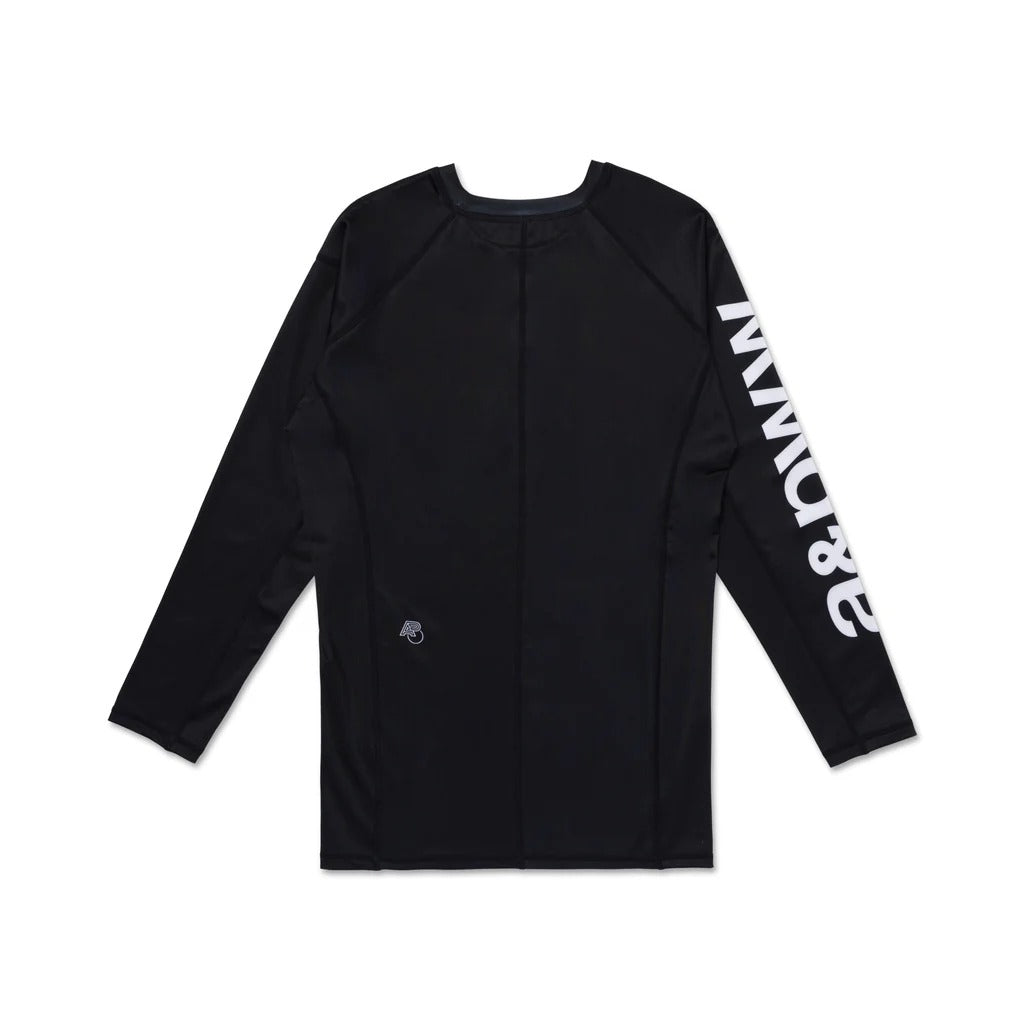 ALBINO & PRET LS RANKED BLACK RASHGUARD