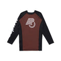 ALBINO & PRET LS RANKED BROWN RASHGUARD