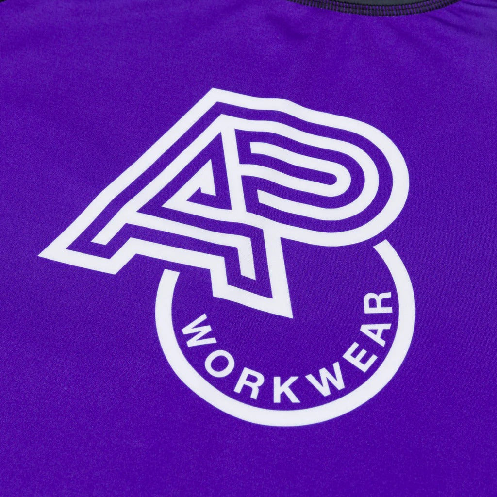 ALBINO & PRET LS RANKED PURPLE RASHGUARD