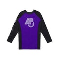 ALBINO & PRET LS RANKED PURPLE RASHGUARD