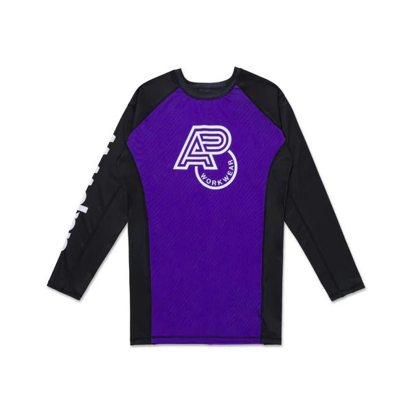 ALBINO & PRET LS RANKED PURPLE RASHGUARD