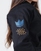 KINGZ LIMITED EDITION - LEGENDS NEVER DIE DAMEN - SCHWARZER KIMONO / GI