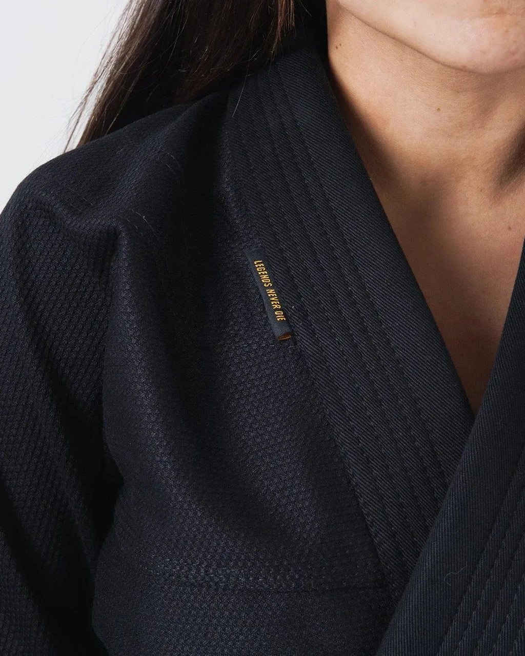 KINGZ LIMITED EDITION - LEGENDS NEVER DIE DAMEN - SCHWARZER KIMONO / GI