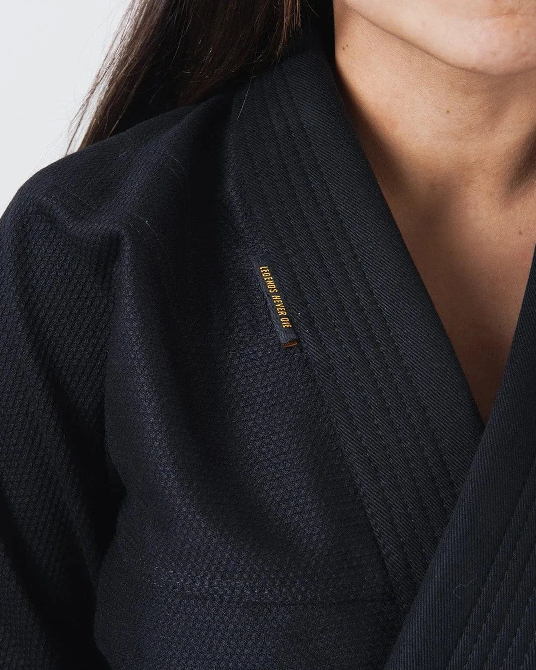 KINGZ LIMITED EDITION - LEGENDS NEVER DIE DAMEN - SCHWARZER KIMONO / GI