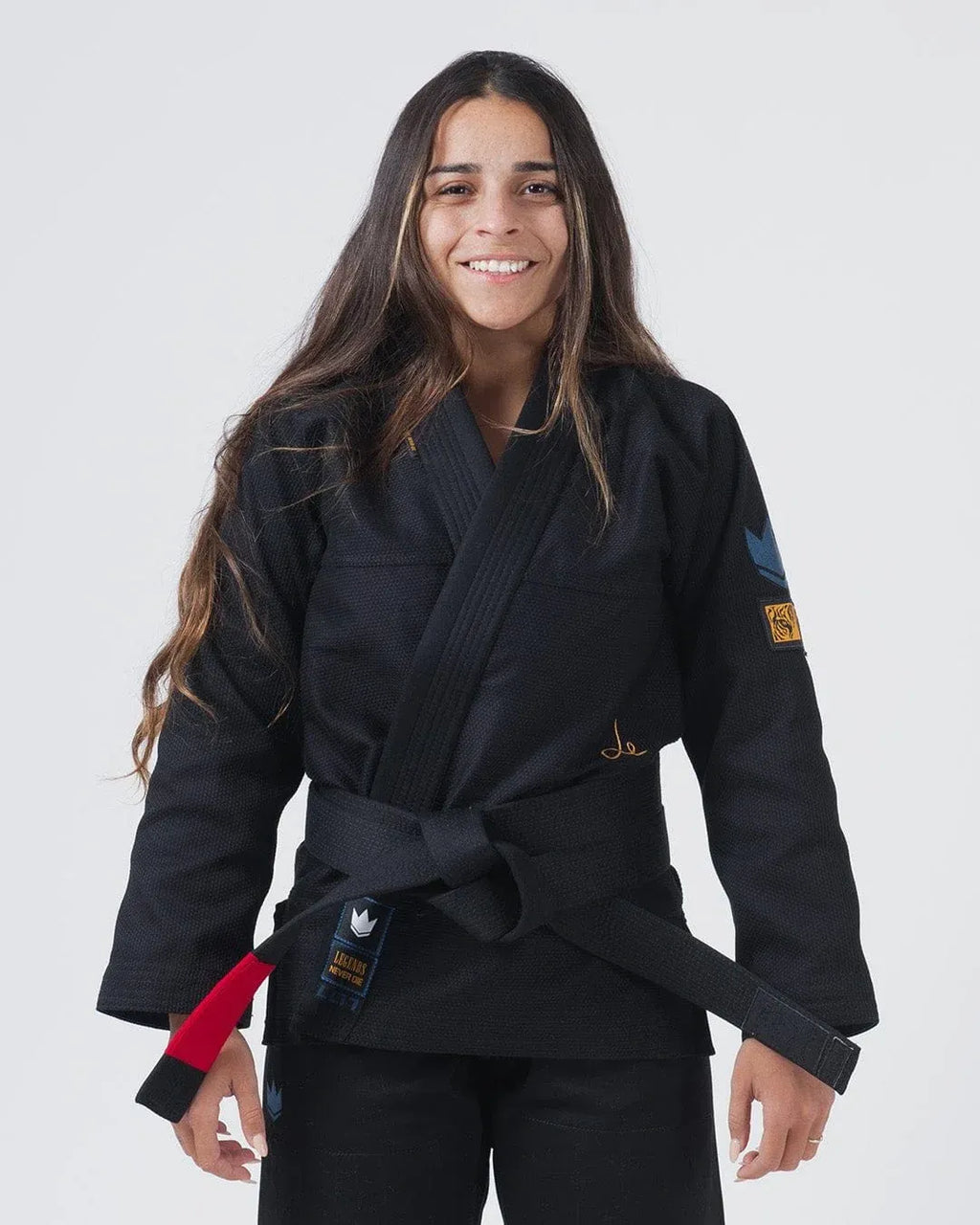KINGZ LIMITED EDITION - LEGENDS NEVER DIE DAMEN - SCHWARZER KIMONO / GI