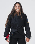 KINGZ LIMITED EDITION - LEGENDS NEVER DIE DAMEN - SCHWARZER KIMONO / GI