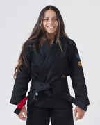 KINGZ LIMITED EDITION - LEGENDS NEVER DIE DAMEN - SCHWARZER KIMONO / GI