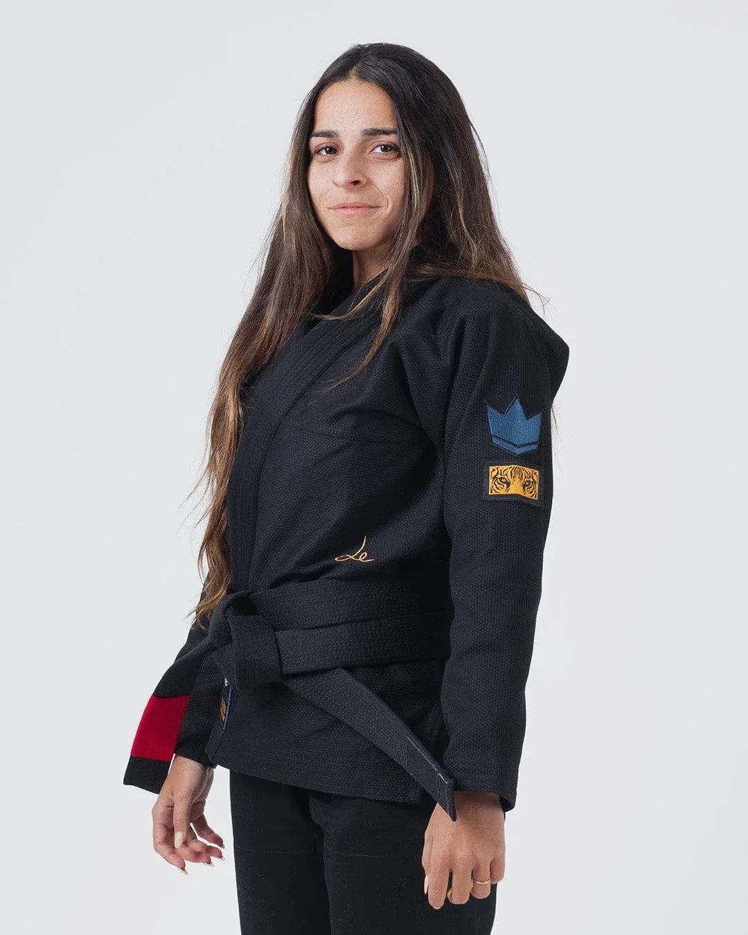 KINGZ LIMITED EDITION - LEGENDS NEVER DIE PARA MUJER - KIMONO / GI NEGRO