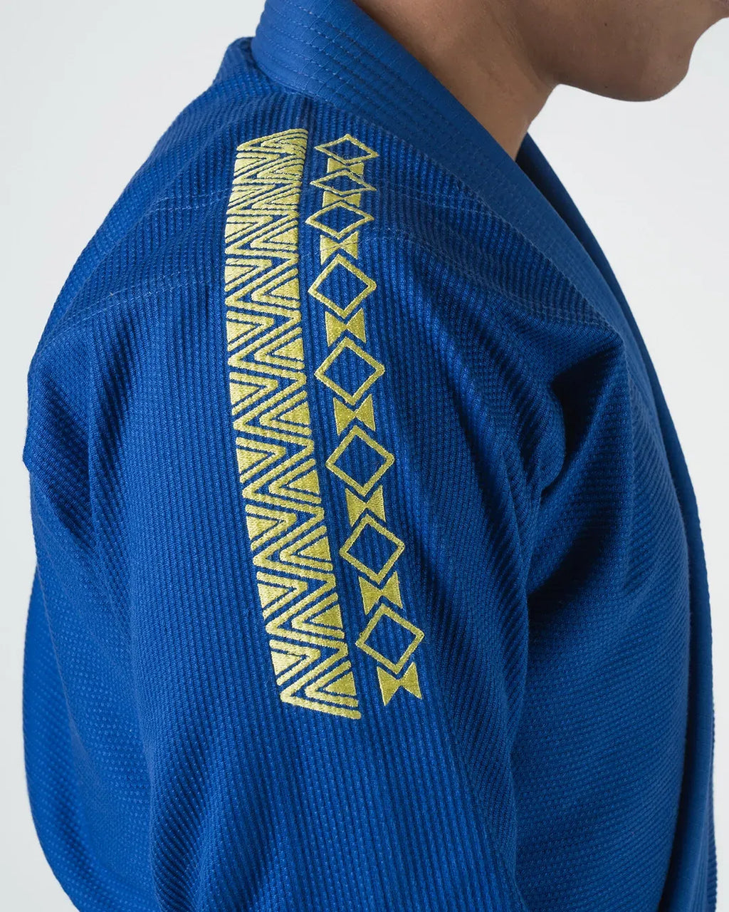 KINGZ MI-K ROOTS - BLAUER - WEISSER KIMONO / GI